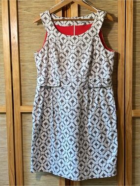 Robbie Bee Retro Sheath Dress Sz 14